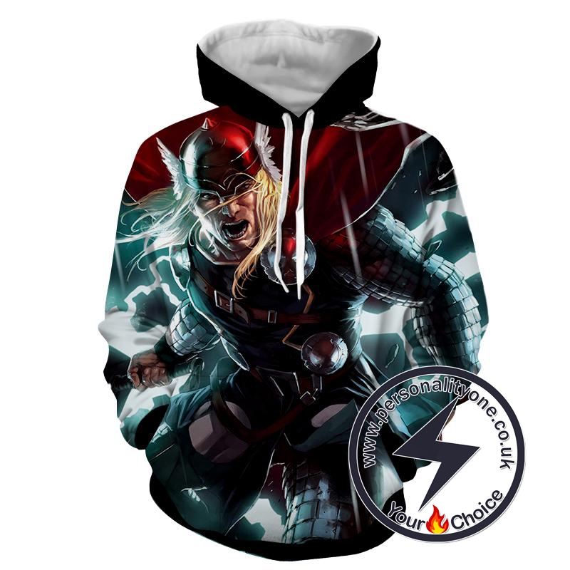 Thor Marvel - Thor 3D - Hoodies